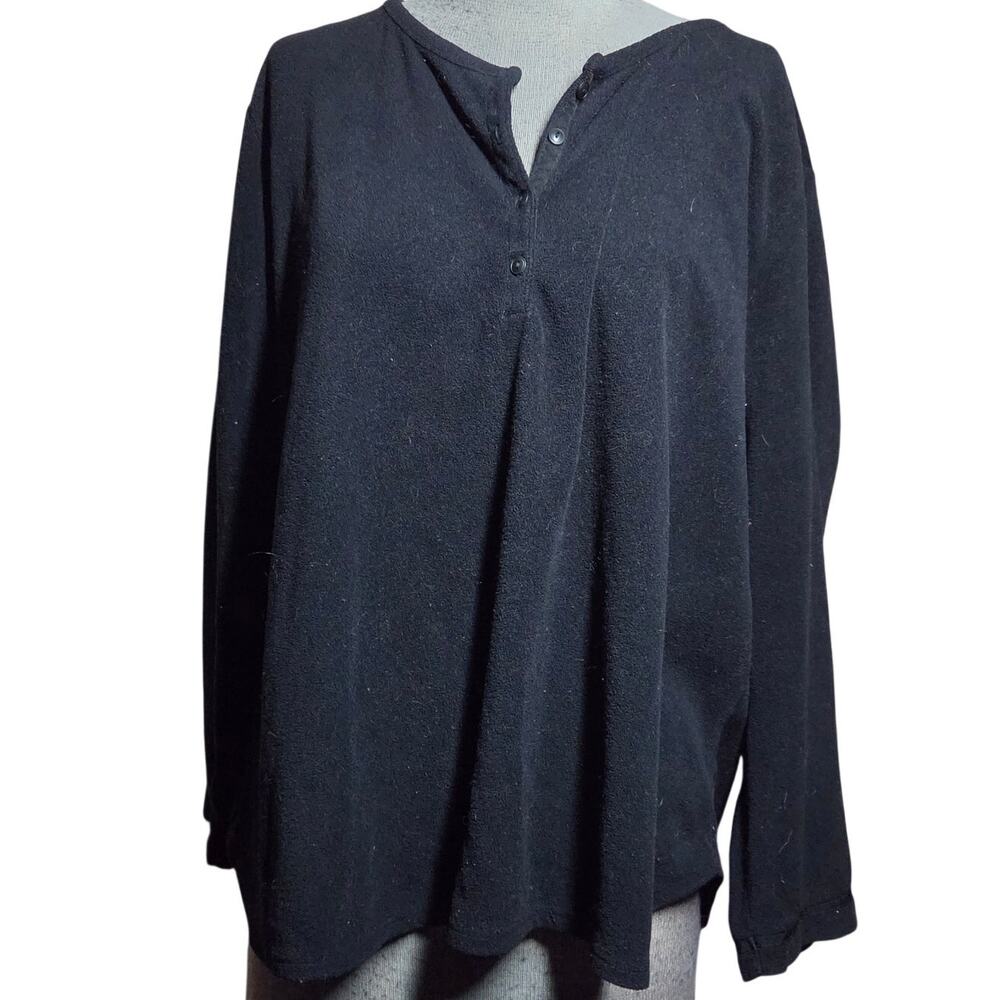 Black Fleece Long Sleeve Top Size XL